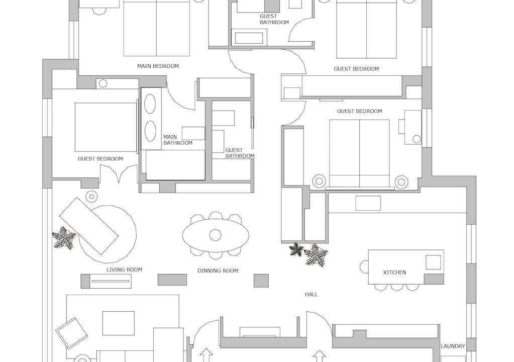 Mataro Apartment | 161 m² Apartment ∙ 4 bedrooms ∙ 8 guests