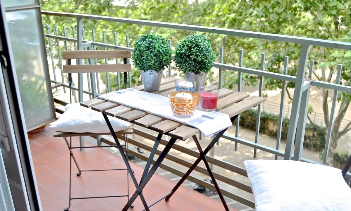 el Fort Pienc Apartment | Relaxing 3BR with terrace near the beach and Auditori - Ascot