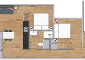 Olala Urban Chill Flat 4.3 I Balcony