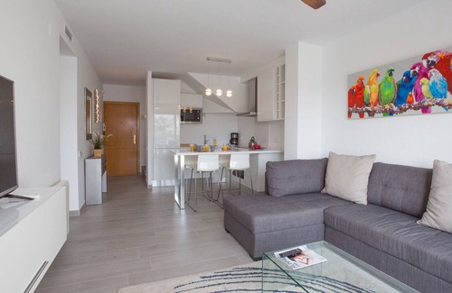 Sitges Town Center Apartment | El Atico Centrico Large Roof Terace