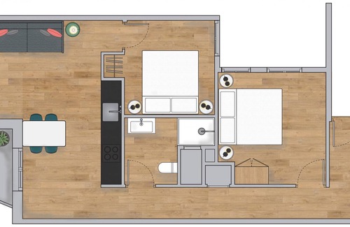 L'Hospitalet de Llobregat Apartment | Olala Urban Chill Flat 5.1 I Balcony