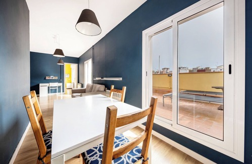 Sants Apartment | Gorgeous 3 bedroom penthouse with terrace, close to Sants station