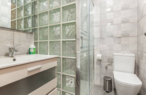 Llinars del Valles Apartment | Holiday Apartment "Armonia Estudio, Comparte Exterior" with Mountain View, Shared Pool & Wi-Fi