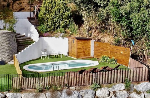 Sant Cebria de Vallalta House | House with swimming pool and sea view