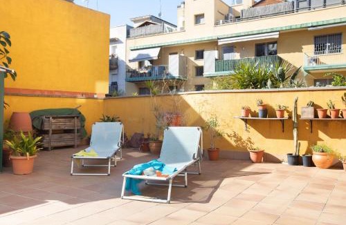 Navas Apartment | Lets Holidays Terrace Barcelona