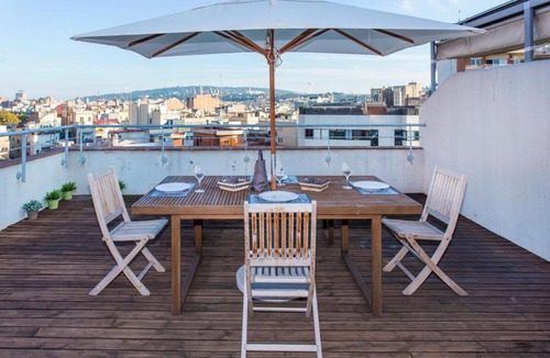 Sants Apartment | Luxurious 3 Bedroom Flat & Terrace in Sants