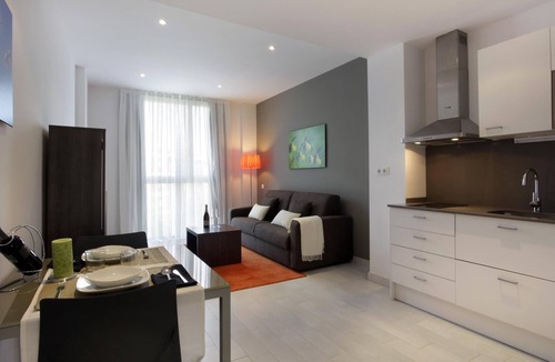 Les Corts Apartment | One-bedroom superior apartment with sofa bed