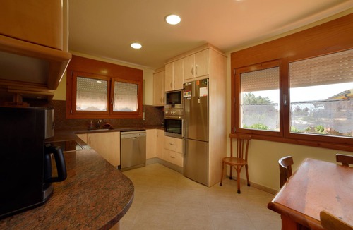 Sant Vicenc de Montalt Villa | Property with views, pool and garden in Barcelona area. Free wifi, a /c