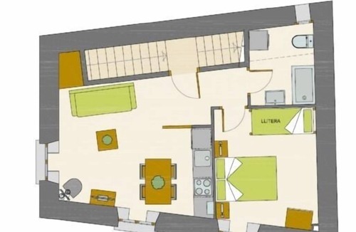 Borreda Cottage | Rural apartment Apartaments rurals Can Pistola for 2 people