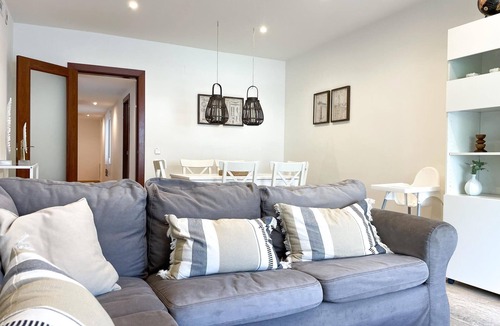 Vilanova I la Geltru Apartment | Spacious Apartment on Rambla w/Parking by Hostem