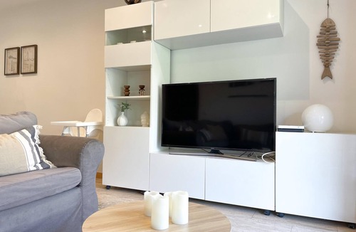 Vilanova I la Geltru Apartment | Spacious Apartment on Rambla w/Parking by Hostem