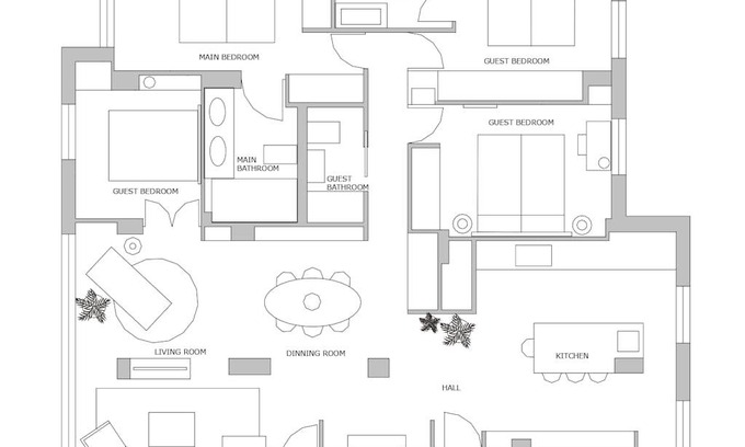 Mataro Apartment | 161 m² Apartment ∙ 4 bedrooms ∙ 8 guests