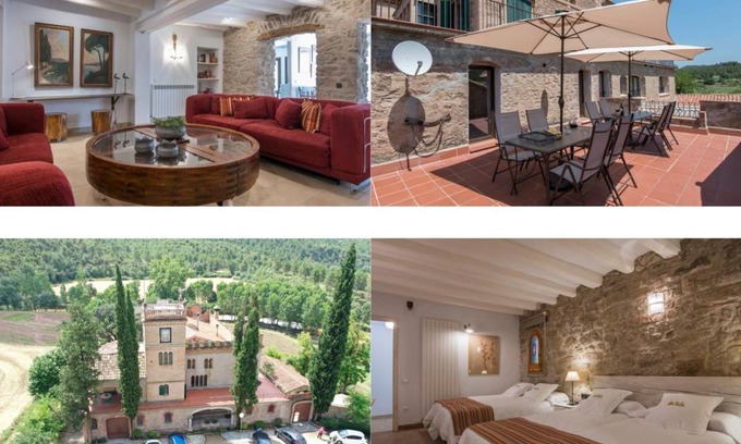 Castellnou de Bages Cottage | 290 m² Cabin ∙ 6 bedrooms ∙ 14 guests