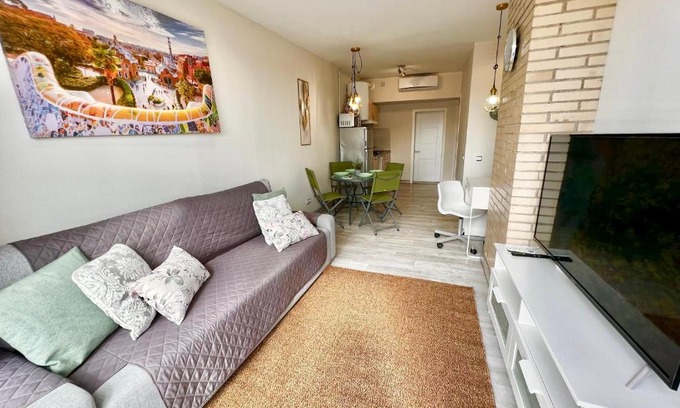 Badalona Apartment | Amazing Badalona Apartment With Terrace