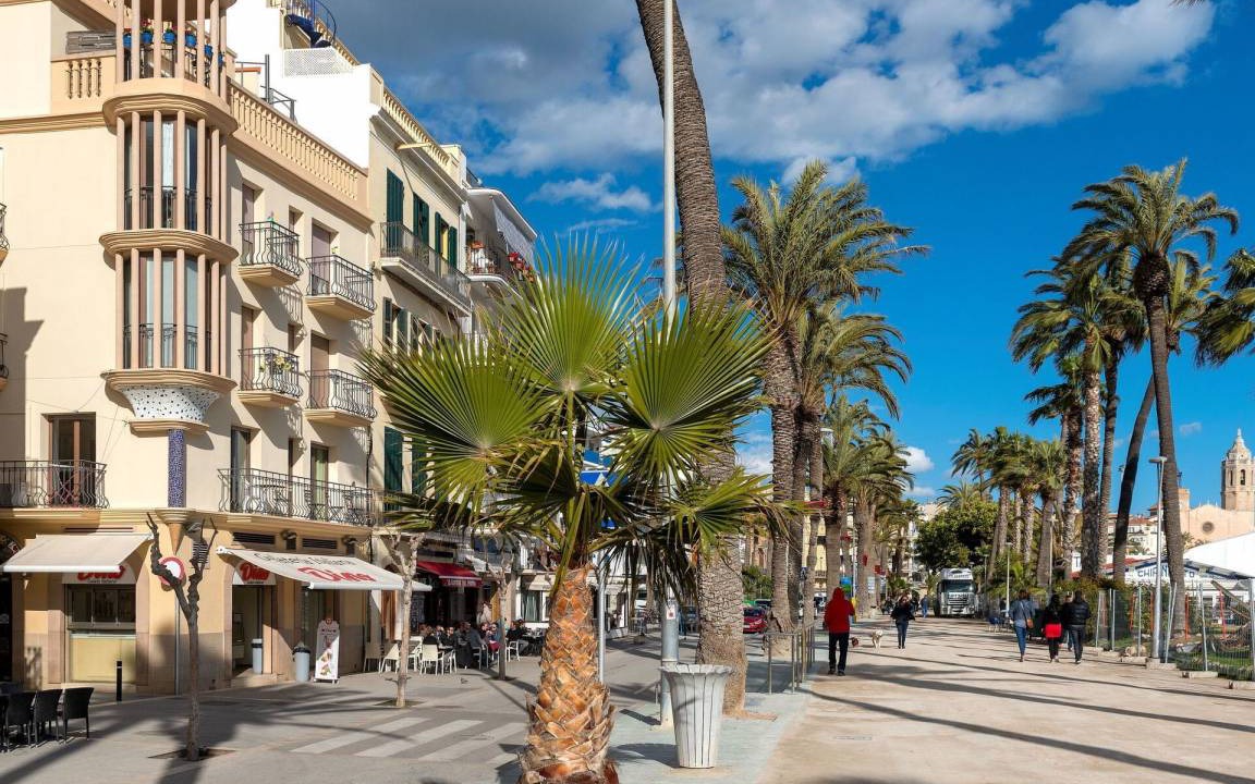 Photo of Buildings in Sitges Town Center