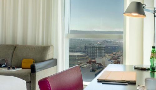 Family Room with City View 